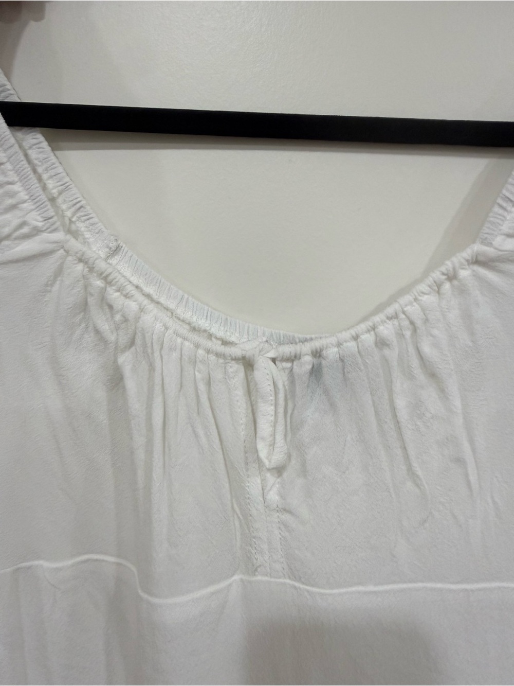 Dynamite White Ruffled Strap Tank Top - Picture 2 of 6